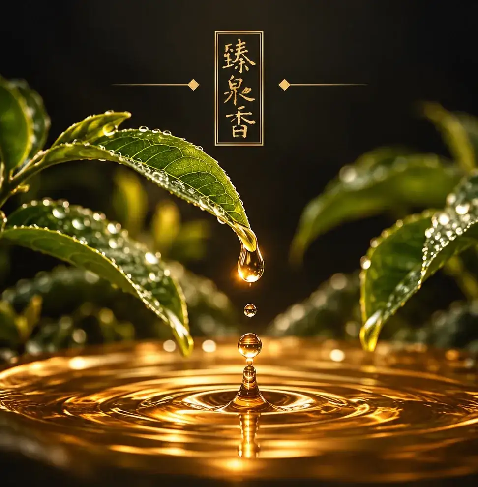 臻泉香｜茶葉與茶湯主視覺